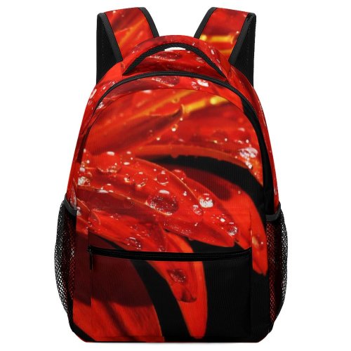 yanfind Children's Backpack Freshness Focus Vibrant Dew Beautiful Plant Femininity Light Macro Droplets Preschool Nursery Travel Bag