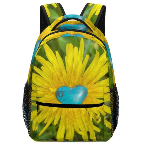 yanfind Children's Backpack  Maryland Daisy  Carroll Plant County Dandelion Free Stone Heart Preschool Nursery Travel Bag