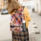 yanfind Children's Backpack   Illuminated Lights Fireworks Blurred Colorful Light Blurry Streaks Bokeh Christmas Preschool Nursery Travel Bag