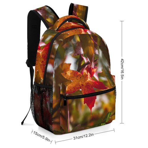 yanfind Children's Backpack Details Tree Veins Leaves Automne Plant Leaf Free Fall France Stock Preschool Nursery Travel Bag