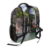 yanfind Children's Backpack Bay Journey Beautiful Coast Tourism Vacation Coastline Clouds Adventure Landscape Transport Travel Preschool Nursery Travel Bag