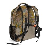 yanfind Children's Backpack Geography Traveler Guidance Ball Graph Destination Travel Compass Globe Continent Topography Preschool Nursery Travel Bag