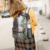 yanfind Children's Backpack  Focus Park Beautiful Travel Fashion Peaceful Female Outdoors Travelling Peace Traveller Preschool Nursery Travel Bag