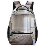 yanfind Children's Backpack Bedroom Balcony Design Furniture Room Lamp Bed Curtain Interior Preschool Nursery Travel Bag