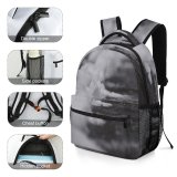 yanfind Children's Backpack Grey Outdoors Snow Winter  Hail Birds Snowman Preschool Nursery Travel Bag