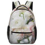 yanfind Children's Backpack Flower Plant  Ranunculus Bouquet Arrangement Rose Ottawa  Grey Garden Ranunculuses Preschool Nursery Travel Bag