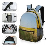 yanfind Children's Backpack Field Grassland Outdoors Countryside Farm Meadow Rural Plant Public Domain Preschool Nursery Travel Bag
