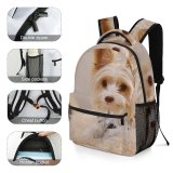 yanfind Children's Backpack Nose Pet Button Domain Relaxed  Tiny Doggy Pictures Pure Groomed Preschool Nursery Travel Bag