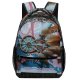 yanfind Children's Backpack Mural  Feathers Creative Catcher Wallpapers Clouse Dream Leaves Orangemorange Art Preschool Nursery Travel Bag