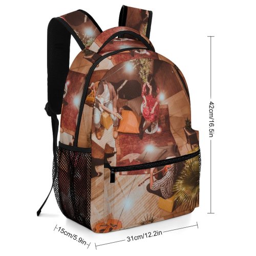 yanfind Children's Backpack Above Session From Party Brazil Lights  Bird's Aerial Shot Preschool Nursery Travel Bag