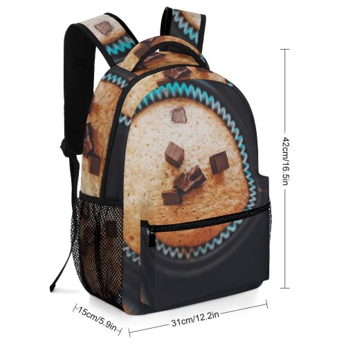 yanfind Children's Backpack Bake  Focus Sweet Delicious Kitchen  Baking Still Indulgence Bakery Chocolate Preschool Nursery Travel Bag