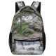 yanfind Children's Backpack Creek Canyon Flow Woods Forest Wilderness Logs Trees Rocks Grass Landscape Preschool Nursery Travel Bag
