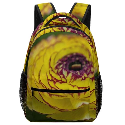 yanfind Children's Backpack Bud Flower Tesselaar Tulip Festival Silvan Australia Bloom Purple Leaf  Flora Preschool Nursery Travel Bag