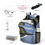 yanfind Children's Backpack Cliff Outdoors Promontory Grey Preschool Nursery Travel Bag