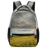 yanfind Children's Backpack Field Grassland Outdoors Countryside Farm Rural Meadow Landscape Pasture Scenery Ranch Land Preschool Nursery Travel Bag