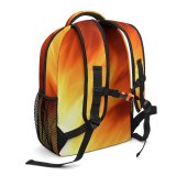 yanfind Children's Backpack Fire Flames Heat Hot Flame Light Geological Sky Atmosphere Preschool Nursery Travel Bag