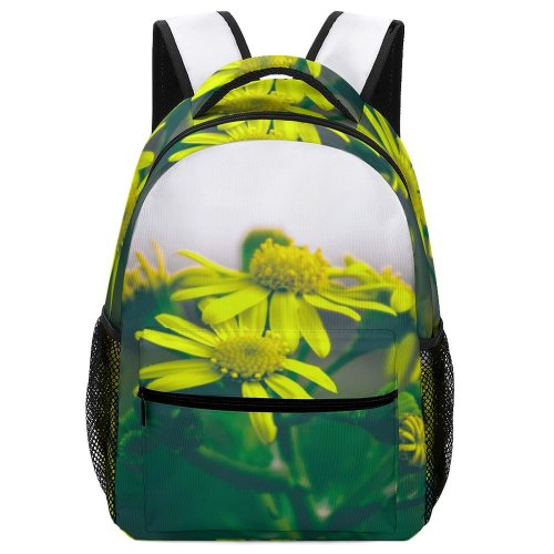 yanfind Children's Backpack  Flower Plant Daisies Daisy Pollen Petal Asteraceae  Macro Preschool Nursery Travel Bag