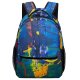 yanfind Children's Backpack Art Expressionism Vibrant Strokes Colorful Abstract Artsy Expression Artistic Contemporary Texture Preschool Nursery Travel Bag