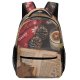 yanfind Children's Backpack Advent  Season Milk Cane December  Ornaments Pinecones Cinnamon Present Candy Preschool Nursery Travel Bag