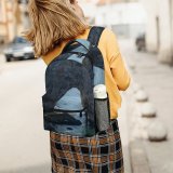 yanfind Children's Backpack Cliff Outdoors Ocean Sea Promontory Shoreline Coast Birds Étretat France Cave Cove Preschool Nursery Travel Bag