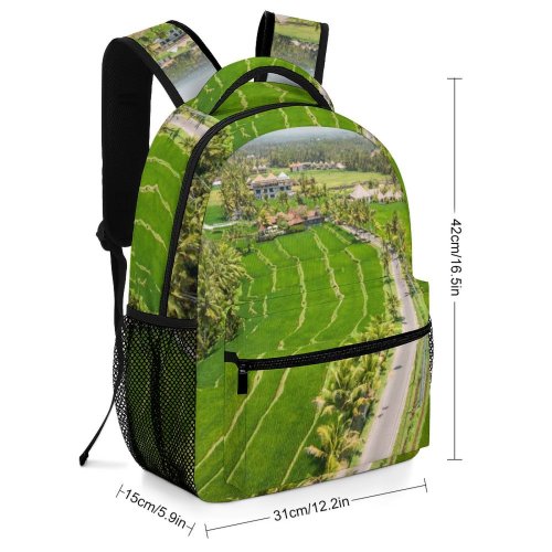 yanfind Children's Backpack Field Grassland Outdoors Countryside Paddy Jl Raya Pejeng Kawan Tampaksiring Kabupaten Gianyar Preschool Nursery Travel Bag