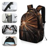 yanfind Children's Backpack Fireworks Bang Year Night Diwali Darkness Light Midnight Event Year's Eve Preschool Nursery Travel Bag