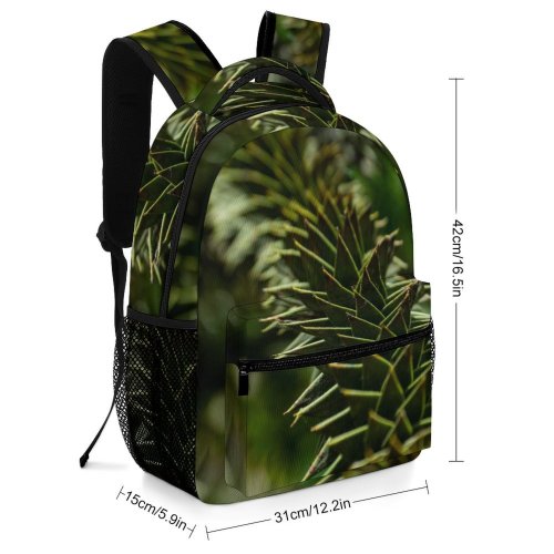 yanfind Children's Backpack Abies Pine Plant Domain Flowerdone Spruce Joy Pictures Tree  Fir Preschool Nursery Travel Bag