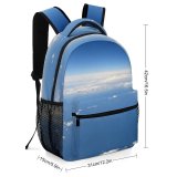 yanfind Children's Backpack Clouds Sky Cloud High Above Space Outerspace Astronaunt Astronomy Atmosphere Preschool Nursery Travel Bag