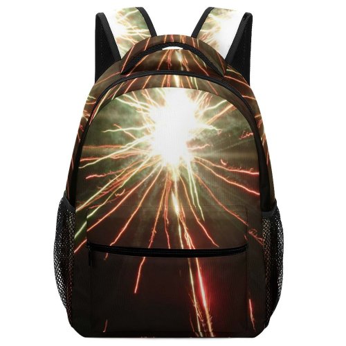 yanfind Children's Backpack Fireworks Chinese Year Diwali Midnight Light Event Year's Eve Fte Festival Preschool Nursery Travel Bag