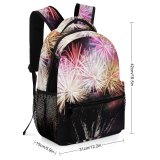 yanfind Children's Backpack Festival Independence Fireworks Colorful Fourth Display Th Eve July Sky Year Preschool Nursery Travel Bag