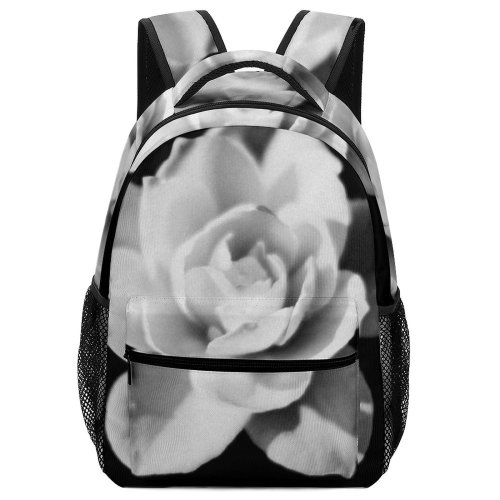 yanfind Children's Backpack  Flower Plant Rose Grey Stock Preschool Nursery Travel Bag