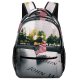 yanfind Children's Backpack  Tourist Park Honor Street City Office Downtown Landscape Attraction Administration Traffic Preschool Nursery Travel Bag
