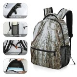 yanfind Children's Backpack Forest Tree Flora Land Outdoors Plant Vegetation Birch Woodland Grey Bark Explore Preschool Nursery Travel Bag