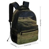 yanfind Children's Backpack Countryside Mound Slope Pictures Grassland Outdoors Stock Free Land Field Hill Preschool Nursery Travel Bag