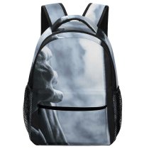 yanfind Children's Backpack  Profile Dark Light Portrait Statue Nude Art Silhouette Preschool Nursery Travel Bag