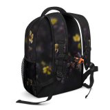 yanfind Children's Backpack Flower Plant  Geranium Petal Pansy Bokeh Winter Bush Forest Norway Dark Preschool Nursery Travel Bag