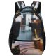 yanfind Children's Backpack Focus Delicious Cafeteria Design Straw Lights Caffeine Cup Table Wooden Restaurant Cups Preschool Nursery Travel Bag