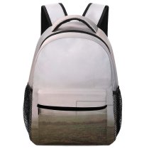 yanfind Children's Backpack Fog Outdoors Grey Mist Goal Field Preschool Nursery Travel Bag