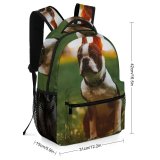 yanfind Children's Backpack Bull Golden Boston Grass Dog Plant Free Fall Stock Wallpapers Autumn Preschool Nursery Travel Bag