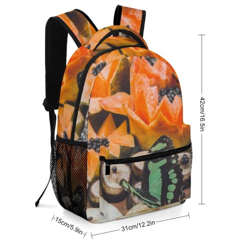 yanfind Children's Backpack Brazil Fruits Parque Das Aves Butterfly Sweet Pastel Tourism Turismo Foz Do Preschool Nursery Travel Bag