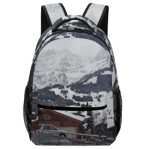 yanfind Children's Backpack Abies Range Adelboden Tree  Banister Housing Car Plant Fir Free Preschool Nursery Travel Bag