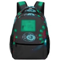 yanfind Children's Backpack  Focus Design Illuminated Lights Depth Field Gauge Speedometer Blurry Bokeh Odometer Preschool Nursery Travel Bag