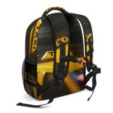yanfind Children's Backpack Drive Hurry Cab Fast Taxi Traffic Travel Driving Action Transportation Speed Preschool Nursery Travel Bag