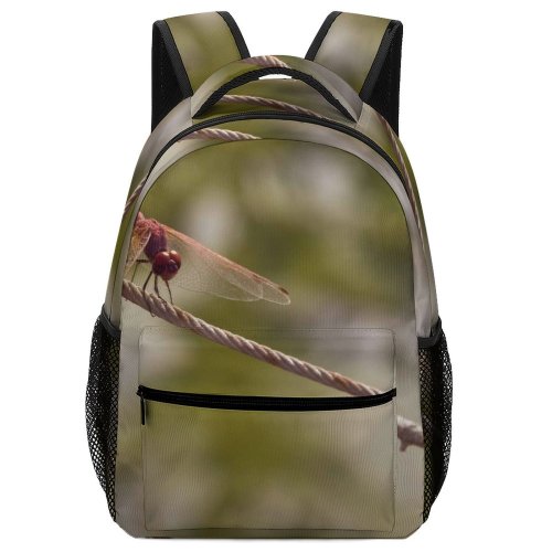 yanfind Children's Backpack Safe Fly Insect Dragonflies Damseflies Invertebrate Twig Net Winged Insects Macro Preschool Nursery Travel Bag