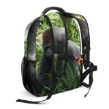 yanfind Children's Backpack Africa Wildlife Concept Mammals Portrait Powerful Primates Strength Strong Wild Preschool Nursery Travel Bag