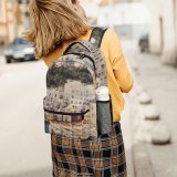 yanfind Children's Backpack Bay Tourism City Yacht Travel Marina Boat Transportation Outdoors Seashore Fishing Architecture Preschool Nursery Travel Bag