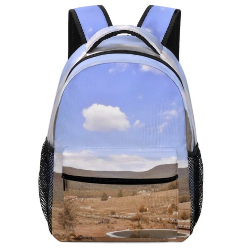 yanfind Children's Backpack Ground Outdoors Plateau Landscape Wilderness Scenery Soil Desert Land Countryside Travel Forest Preschool Nursery Travel Bag