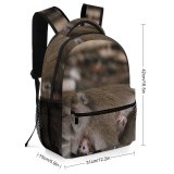yanfind Children's Backpack Creative Images Commons Wildlife Pictures  Monkey Baboon Preschool Nursery Travel Bag