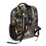 yanfind Children's Backpack  Tree Focus Winter Lighted Design Xmas Illuminated Season Lights Depth Balls Preschool Nursery Travel Bag