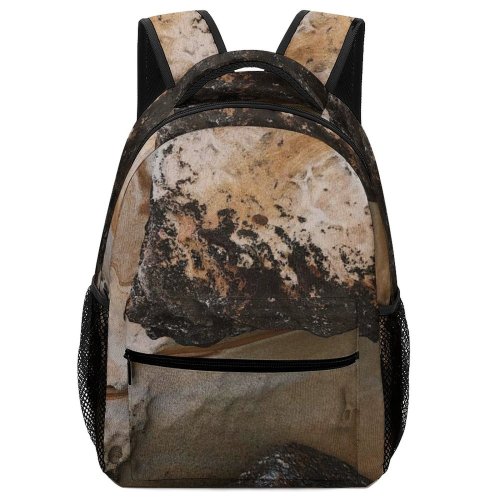 yanfind Children's Backpack Erosion Scenery Formation Landscape Daylight Mossy Stone Geological Outdoors Scenic Summer Fantasy Preschool Nursery Travel Bag